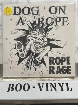 Dog On A Rope - Rope Rage 7” punk vinyl record NM / NM CONDITION  - Image 1 of 4