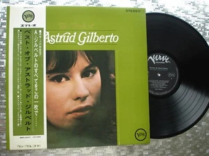 The Best Of Astrud Gilberto  ~ Japanese  IMPORT Greatest Hits LP  Verve SMV-2001 - Picture 1 of 18