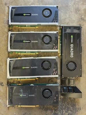 4x Dell NVIDIA Quadro 4000 2GB GDDR5 Video Graphics Card 038XNM 1x K4000 2GB - Image 1 of 2