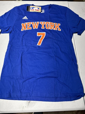 Adidas New York Knicks #7 Carmelo Anthony T Shirt Size YL Blue  Youth LargeNBA Cover