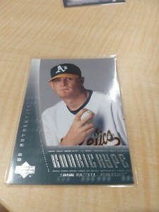 2003 UD AUTHENTICS ROOKIE HYPE #106 SHANE BAZZELL #RD /999 OAKLAND A'S ROOKIE $