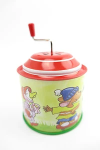 Caja giratoria desfile de animales caja de música de chapa lata giratoria para niños - Imagen 1 de 5