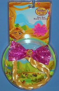 Disney Tangled-Rapunzel Bow Clip-Ponytail Braid-Princess Wig Hair Accessory    - Picture 1 of 6
