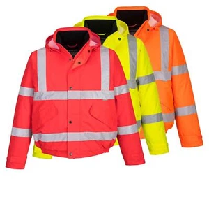 PORTWEST Hi-Vis Winter Bomber Jacket S463 - Picture 1 of 4