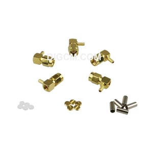 Conector macho ángulo recto para conjuntos de cables ---SA1N9N0G-1---5 piezas - Imagen 1 de 3