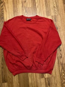 Rotes Sweatshirt - Large - Vintage Made In U.S.A. Carlton 80er 90er - schneller Versand!!! - Bild 1 von 7