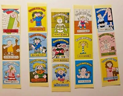 15 Trash Can Tots Vending Stickers Vintage New Old Stock B (299) - Image 1 of 4