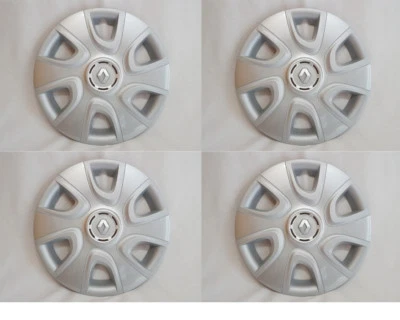 4 COPRICAPO EXTREME DA 15 POLLICI CON LOGO RENAULT ZOE CLIO IV KANGOO 403158877R - Imagem 1 de 2