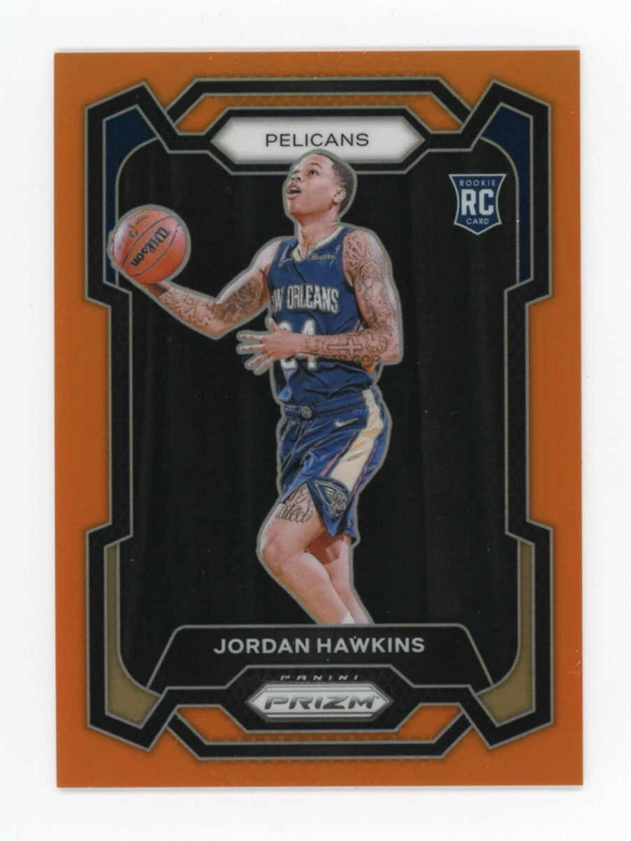 2023-24 Panini Prizm #130 Jordan Hawkins Orange Prizm /49 Rookie RC