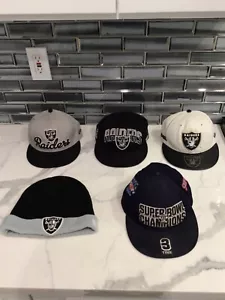 Oakland Raiders Combo True Vintage Caps Early Years Authentic Preowned Vintage - Bild 1 von 10