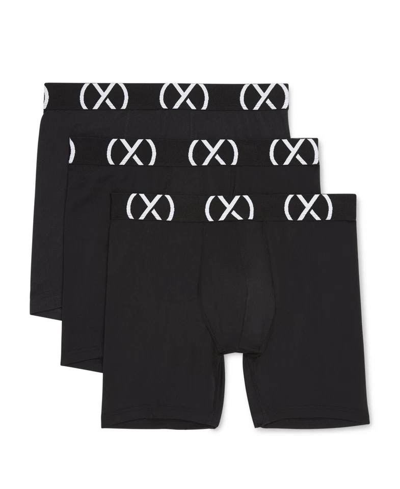 Men's 2(x)ist Sport Performance Boxer Brief Set Pack of 3 Size Large