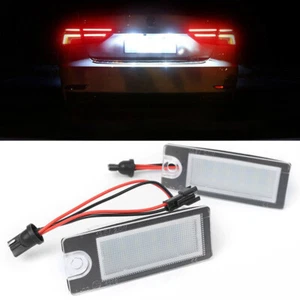 2x Luz LED número matrícula 6000K blanca para Volvo XC90 2003 V70 2001-2007 - Imagen 1 de 9