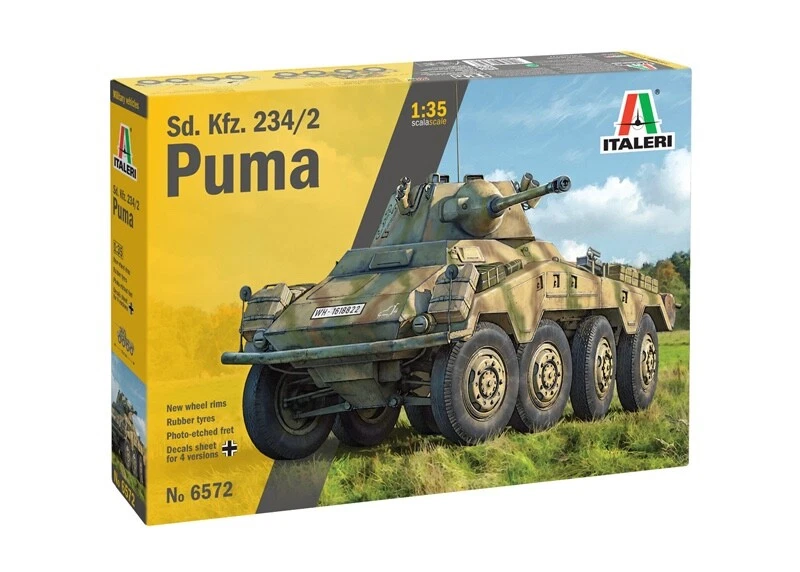 ITALERI 1/35 - SD.KFZ.234/2 PUMA      - 6572 - Immagine 1 di 1