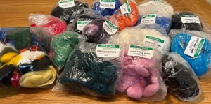NEEDLE FELTING WOOL - MERINO TOPS - MIXED LOT 550g - Picture 1 of 5