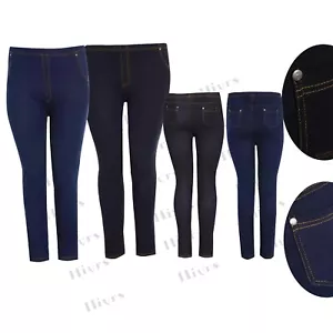 Jeggings donna skinny fit pull on vita alta elasticizzato donna denim caviglia - Foto 1 di 5