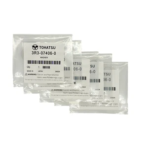 x5 Tohatsu Nissan Mercury Outboard Oil Drain Screw Washer Gasket 3R3-07406-0 OEM - Foto 1 di 2
