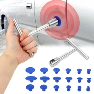 19pcs/set Car Dent Puller Plastic Suction Cup For Pulling Vehicle Remove Dents - Picture 1 of 10