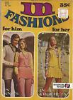 In Fashion For Him For Her Star Book 230 American Thread Magazine Knit Crochet