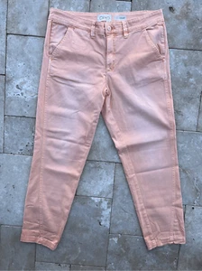 Neu mit Etikett Chino by Anthropologie Relaxed Fit Hose Größe 29 Sunwashed Orange Ankle - Bild 1 von 13