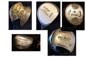 Driver (5) NUR SCHLÄGERKÖPFE Golf MacGregor/SSI/Ultradyne II/Spaulding PET RESCUE - Bild 1 von 20