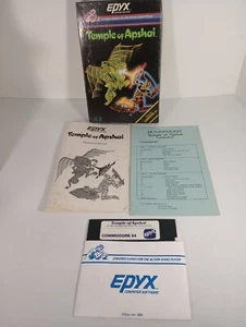 Temple Of Apshai 1984 EPYX/CBS 5.25" Floppy Commodore 64 - Picture 1 of 3