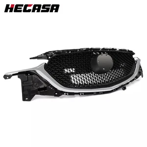 Chrome Trim Mesh Front Upper Grille Grill Fits Mazda CX-5 CX5 2017-2021 18 19 20 - Picture 1 of 11