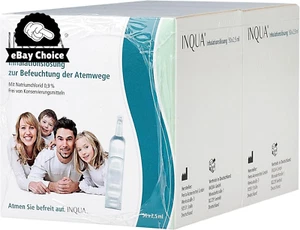 Isotonic Saline Inhalation Solution 0.9 Percent 100x 2.5ml Adults Kids Babies - Picture 1 of 12