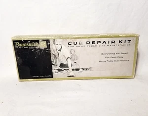 Vintage Brunswick Pool Cue Repair Tips Glue Cement Tool has been used OBO - Picture 1 of 6