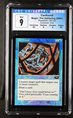 CONFOUND Planeshift Foil C CGC 9 Q++ MTG [Nostalgium] - Image 1 of 2
