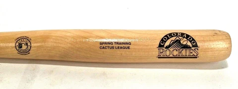 Colorado Rockies Spring Training Cactus League Wood 18" Mini Baseball Bat-1994 Cover