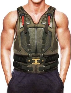 Bane Vest Costume Dark Knight Rises Military Green Tactical Cosplay Jacket - Picture 1 of 4