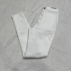 Fashion Nova Super High Waist Denim Skinnies White Women’s Size 11 - Bild 1 von 8
