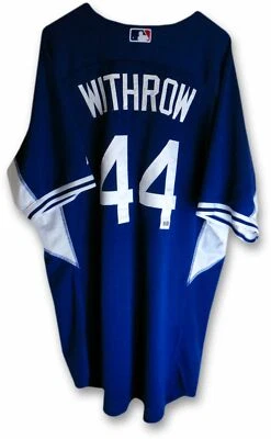 Camiseta de práctica de bateo Chris Withrow Team Issue 2014 Dodgers #44 MLB Holo Foto 1 de 4