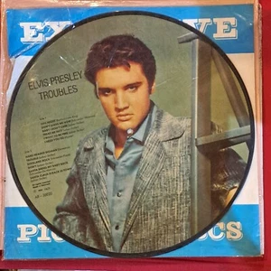 Elvis Presley TROUBLES Picture Disc LP - NEAR MINT 1984 AR 30020 DENMARK - Picture 1 of 2