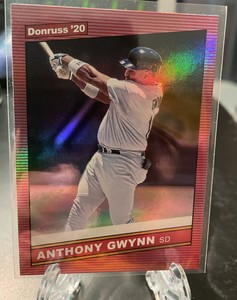 Anthony “Tony” Gwynn 2020 Donruss #218 86’ Retro Pink Foil