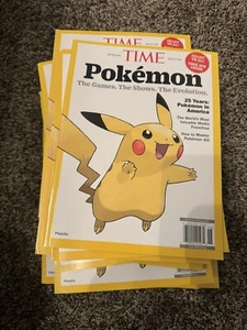 Pokemon Pikachu Time Magazine Special Edition 25 Years In America Version 2 - Picture 1 of 1