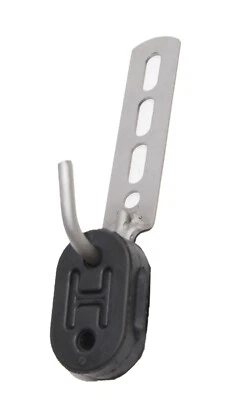 1 juego de soporte de suspensión de escape de acero suave con soporte de goma aislante Foto 1 de 4