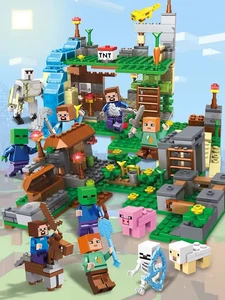Cartoon Farm Village Blocks – Educational Assembly Toy Gift for Kids & Toddlers - Picture 1 of 10