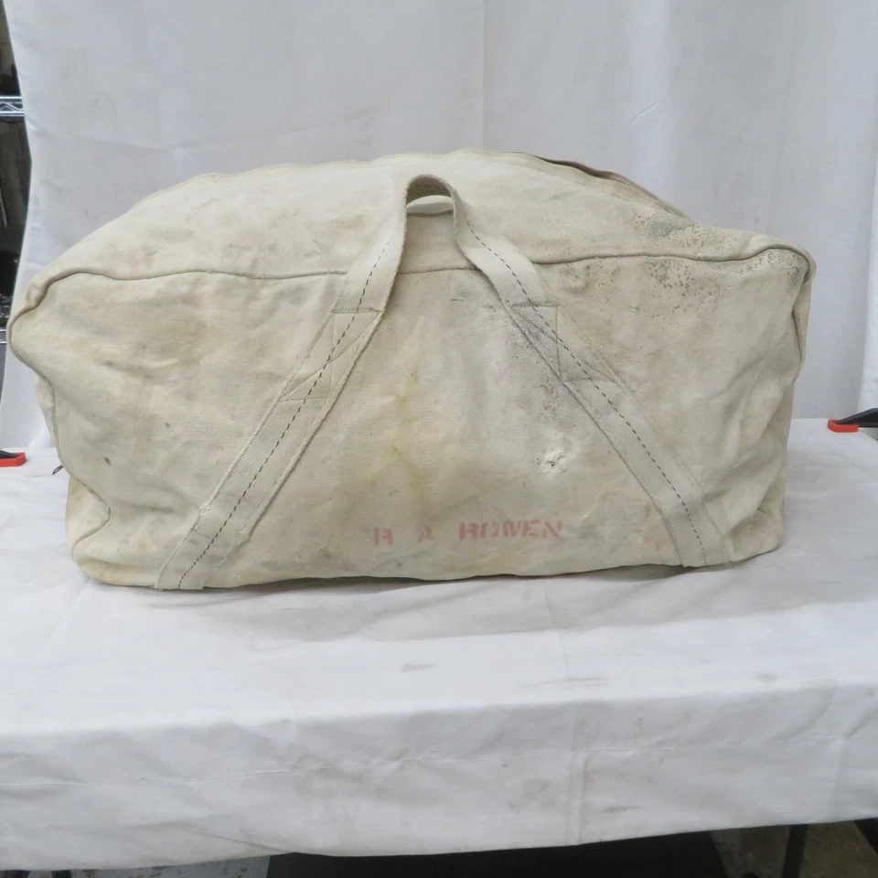 复古飞行员工具包包 Talon 拉链军用帆布包托特包 — 第 1/4 张图片