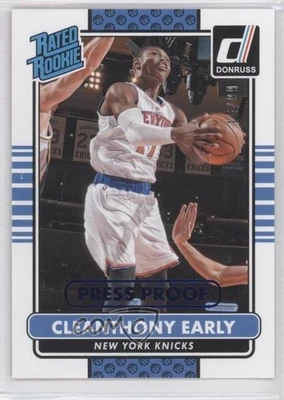 2014 Donruss Rated Rookies Press Proof Blue /99 Cleanthony Early #220 Rookie RC - Image 1 of 2