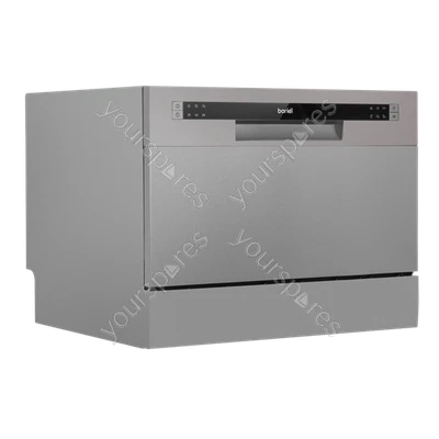 Sealey Baridi Tabletop Dishwasher 6 Place Settings 6.5L Capacity - Silver - Image 1 of 4