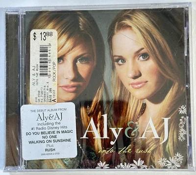 ALY & AJ- Into The Rush CD New Factory Sealed + Hype Sticker [Case Crack] - Image 1 of 3