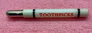 Vintage Plastic Bullet Toothpick Holder - Picture 1 of 6
