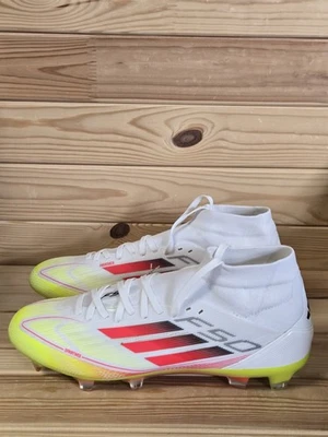 adidas F50 Pro Mid FG Soccer Cleats Shoes Lucid Red IE1462 Women's Size 10 - Image 1 of 4