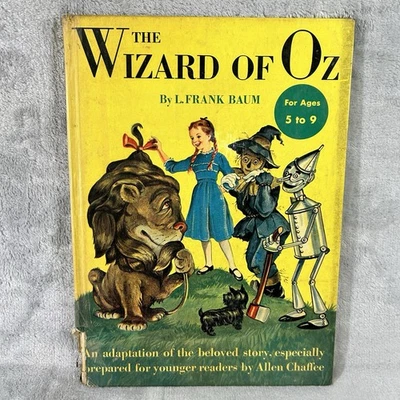 The Wizard of Oz 1950 Hardback Beautiful Illustrations Antique - Image 1 of 4