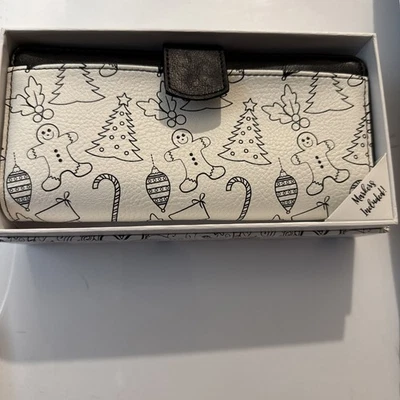 $40 Doodlz Navidad Colorear Cartera V1 Foto 1 de 3