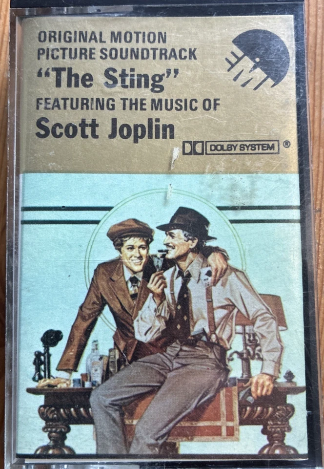 1974 CASSETTE TAPE THE STING ORIGINAL MOTION PICTURE SOUNDTRACK MARVIN HAMLISCH - Image 1 of 1