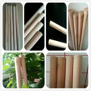 Confezione 24 Manici Scopa Legno 4ft x1-1/8" (1150x28mm) Spazza Spazzola Spazzatrice - Foto 1 di 11