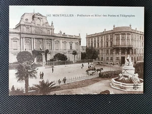 CPA 34 MONTPELLIER - Préfecture et Hôtel des Postes et Télégraphes - Imagen 1 de 2