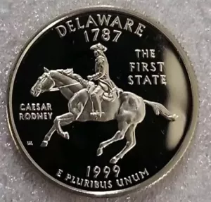 1999 S Proof State Quarter ~ DELAWARE ~ - Picture 1 of 2